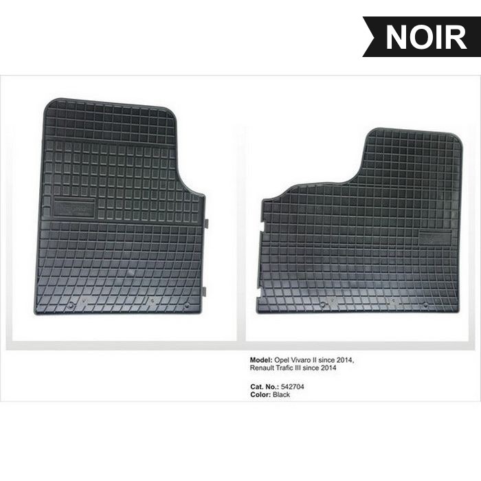 Tapis en caoutchouc pour Opel Vivaro depuis 2014