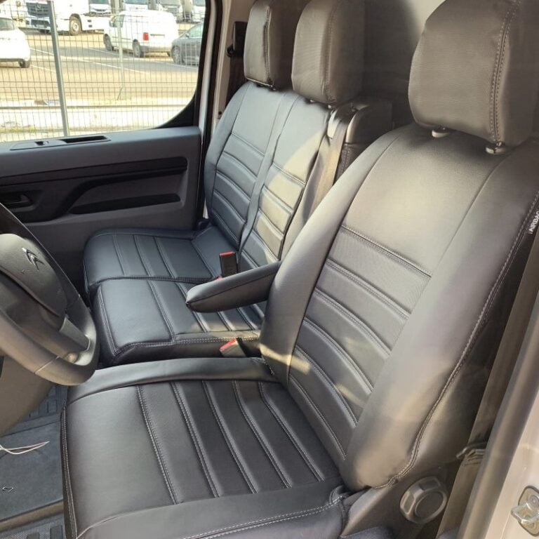 Housse Si&egrave;ge Auto CITROEN JUMPY 6 PLACES 2016 AUJOURD'HUI Tissus Simili